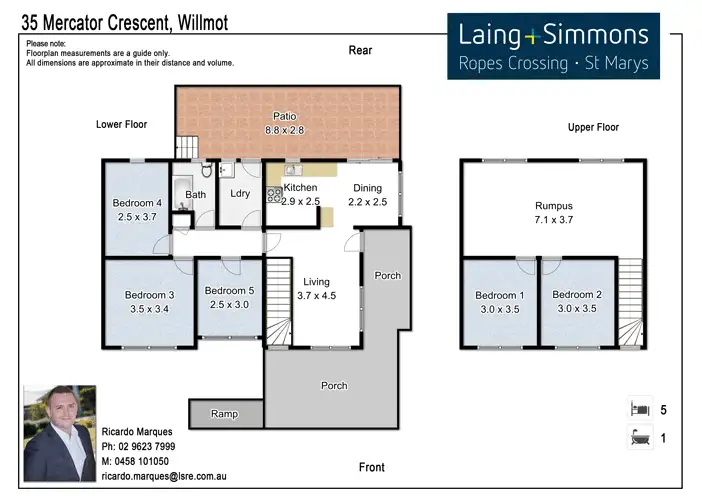 Floorplan of Homely house listing, 35 Mercator Crescent, Willmot NSW 2770