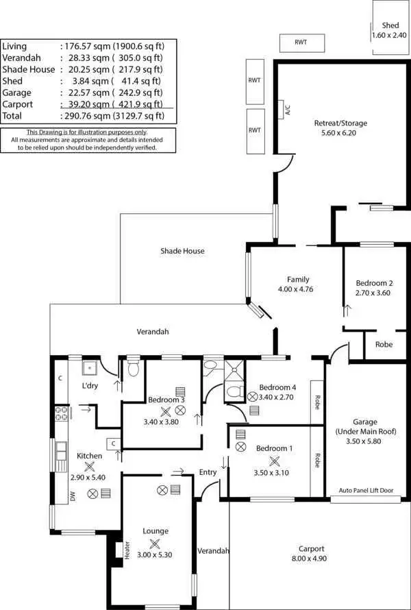 Floorplan of Homely house listing, 31 Dwyer Road, Oaklands Park SA 5046