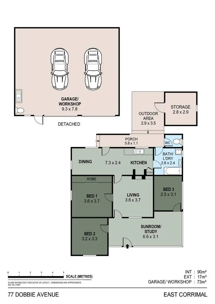 Floorplan of Homely house listing, 77 Dobbie Avenue, East Corrimal NSW 2518