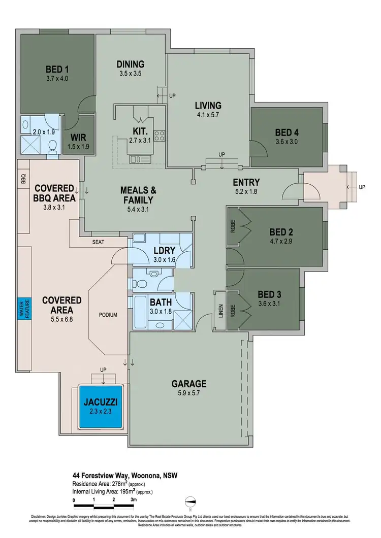 Floorplan of Homely house listing, 44 Forestview Way, Woonona NSW 2517