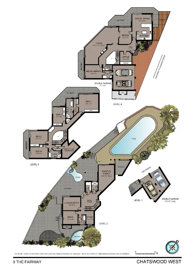Floorplan of Homely house listing, 5 The Fairway, Chatswood West NSW 2067