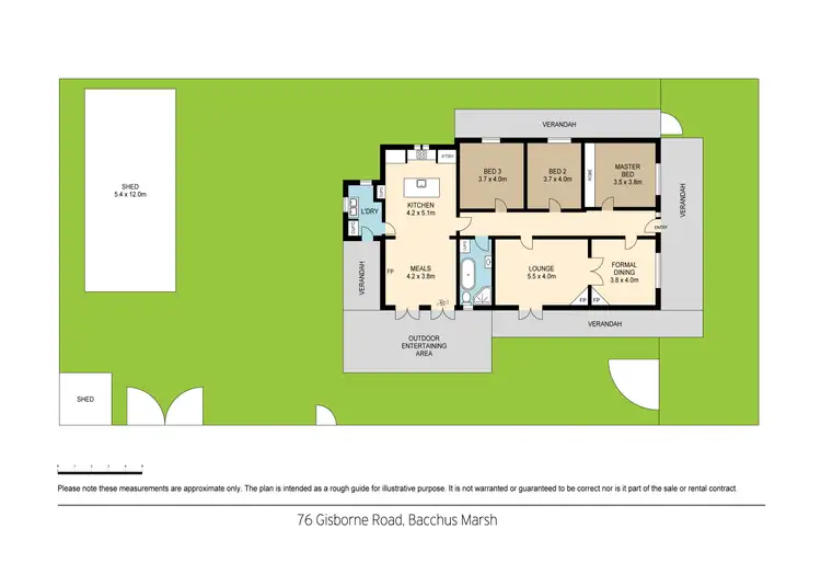 Floorplan of Homely house listing, 76 Gisborne Road, Bacchus Marsh VIC 3340