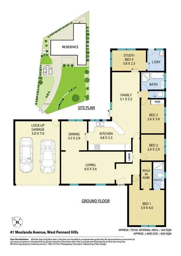 Floorplan of Homely house listing, 41 Moolanda Avenue, West Pennant Hills NSW 2125
