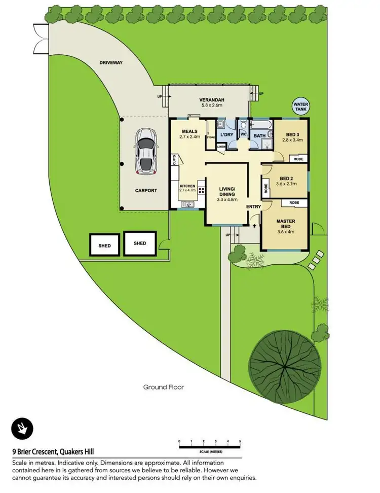 Floorplan of Homely house listing, 9 Brier Crescent, Quakers Hill NSW 2763