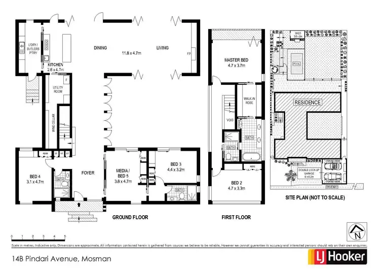 Floorplan of Homely house listing, 14b Pindari Avenue, Mosman NSW 2088