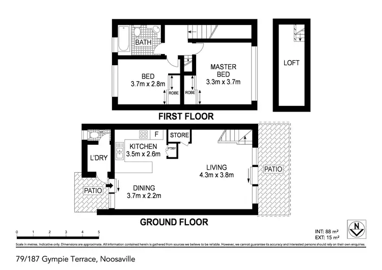 Floorplan of Homely unit listing, 79/187 Gympie Terrace, Noosaville QLD 4566