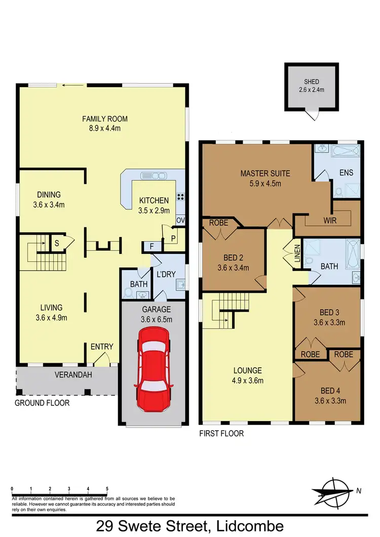 Floorplan of Homely house listing, 29 Swete Street, Lidcombe NSW 2141