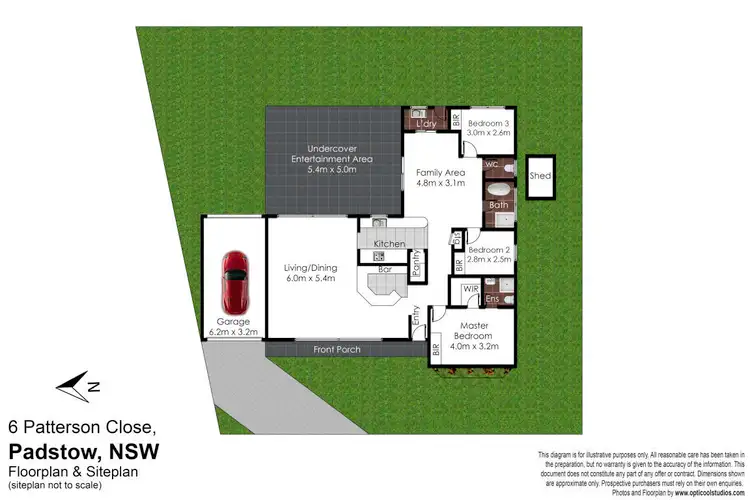 Floorplan of Homely house listing, 6 Patterson Close, Padstow NSW 2211