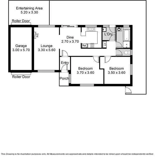 Floorplan of Homely unit listing, 3/3 Lindsay Street, Victor Harbor SA 5211