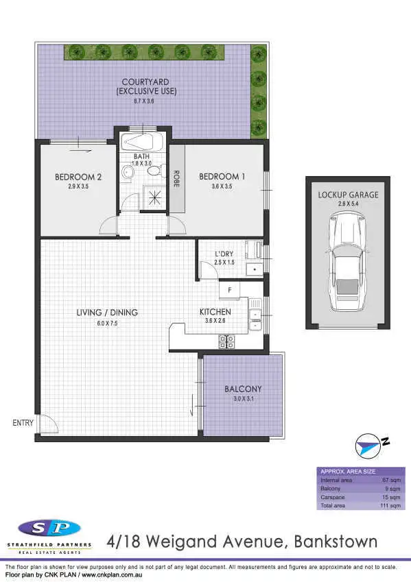 Floorplan of Homely apartment listing, 4/18 Weigand Avenue, Bankstown NSW 2200