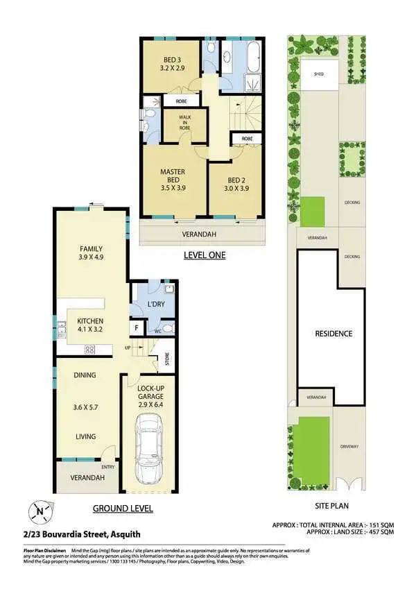 Floorplan of Homely house listing, 2/23 Bouvardia Street, Asquith NSW 2077