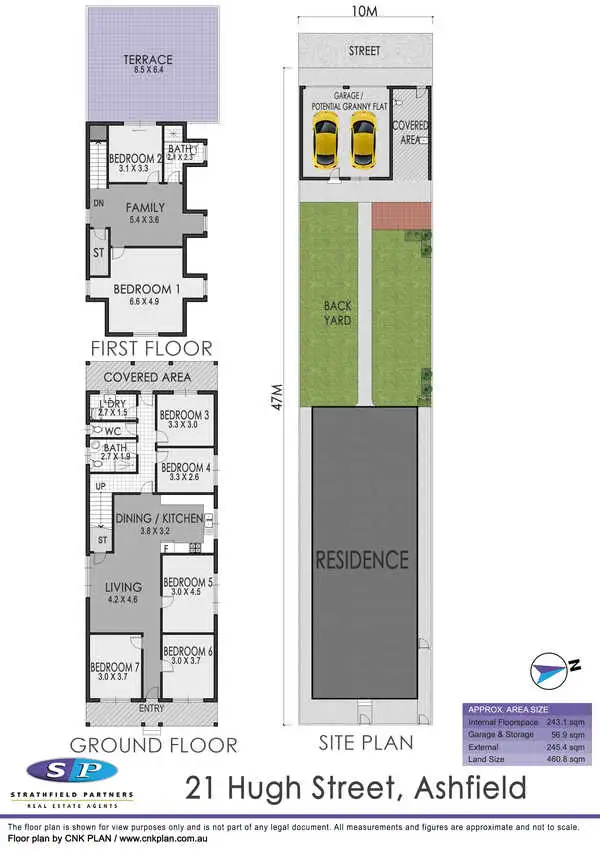 Floorplan of Homely house listing, 21 Hugh Street, Ashfield NSW 2131
