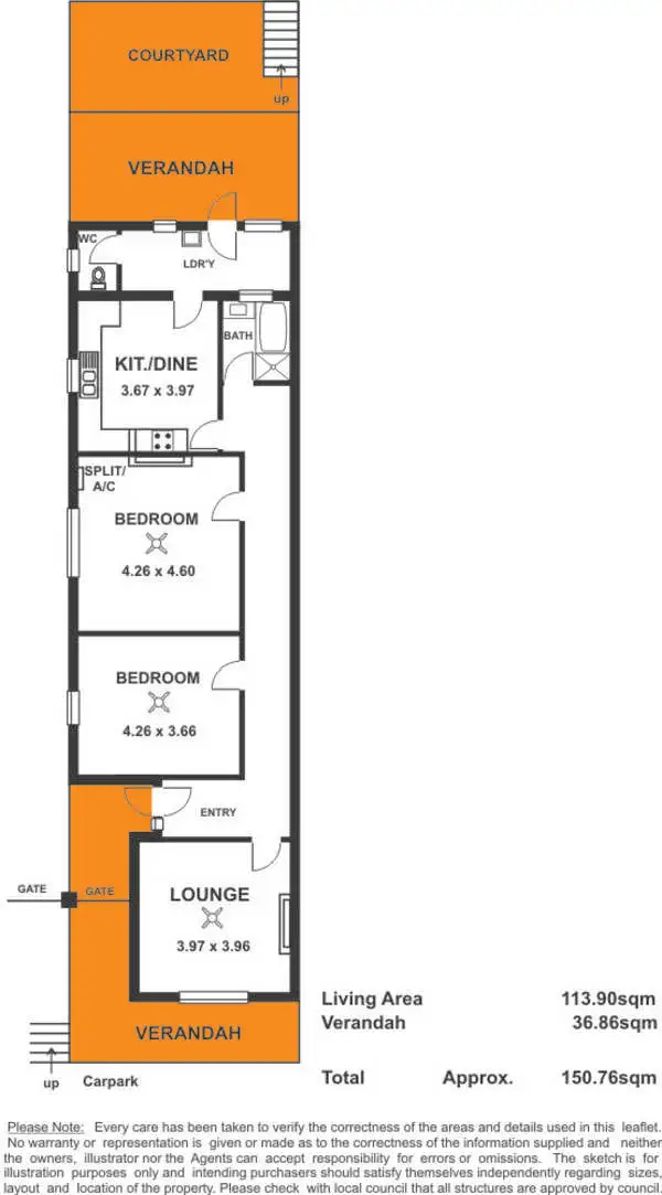 Floorplan of Homely house listing, 165 Military Road, Henley Beach South SA 5022