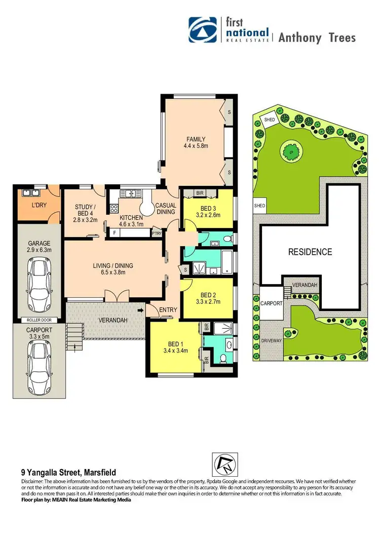 Floorplan of Homely house listing, 9 Yangalla Street, Marsfield NSW 2122