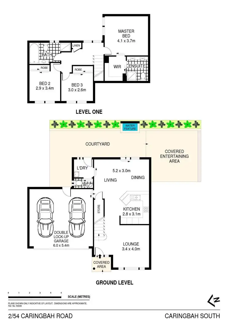 Floorplan of Homely townhouse listing, 2/54 Caringbah Road, Caringbah South NSW 2229