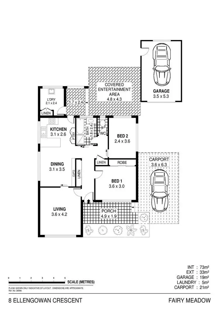 Floorplan of Homely house listing, 8 Ellengowan Crescent, Fairy Meadow NSW 2519