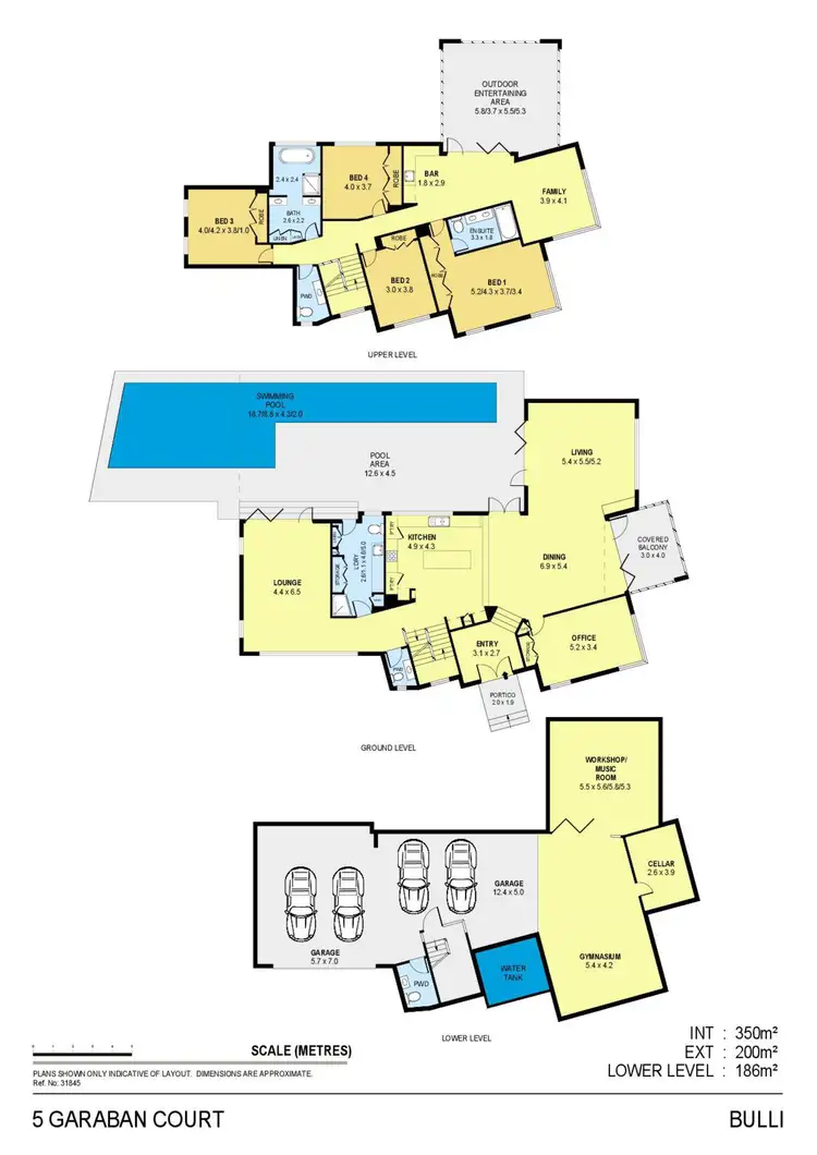 Floorplan of Homely house listing, 5 Garaban Court, Bulli NSW 2516