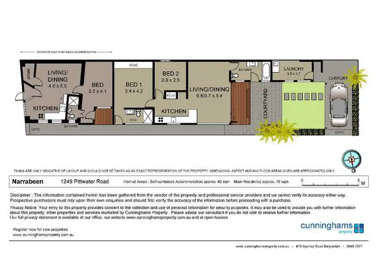 Floorplan of Homely house listing, 1249 Pittwater Road (enter Via Clarke Street), Narrabeen NSW 2101