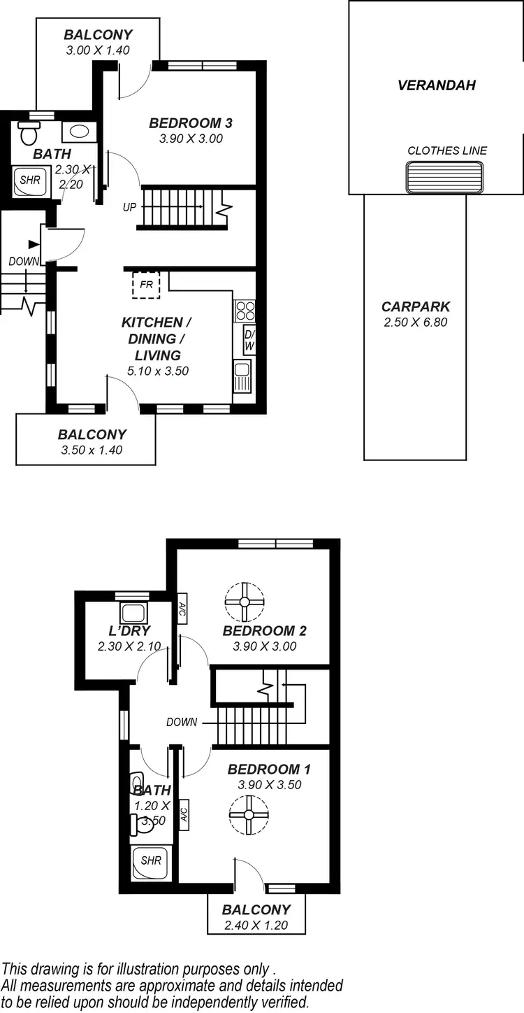 Floorplan of Homely unit listing, 14/7 Lorne Avenue, Magill SA 5072