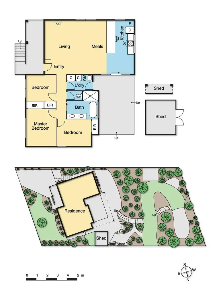 Floorplan of Homely house listing, 33 Everleigh Drive, Diamond Creek VIC 3089