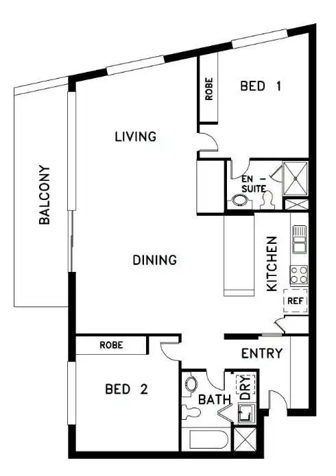 Floorplan of Homely apartment listing, 30/98 Corinna Street, Phillip ACT 2606
