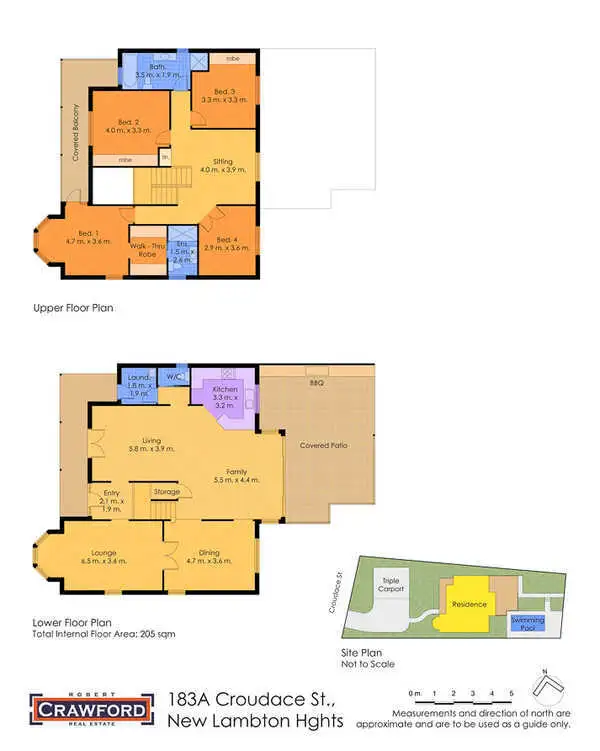 Floorplan of Homely house listing, 183a Croudace Street, New Lambton Heights NSW 2305