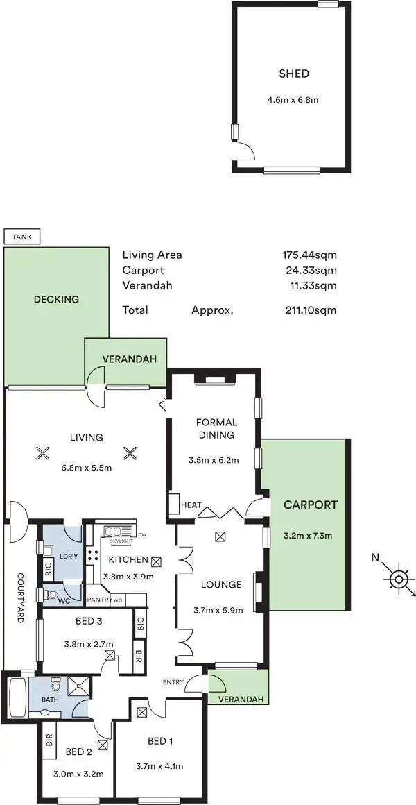 Floorplan of Homely house listing, 47 Fife Avenue, Torrens Park SA 5062