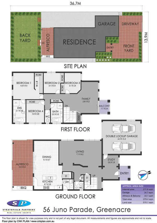 Floorplan of Homely house listing, 56 Juno Parade, Greenacre NSW 2190