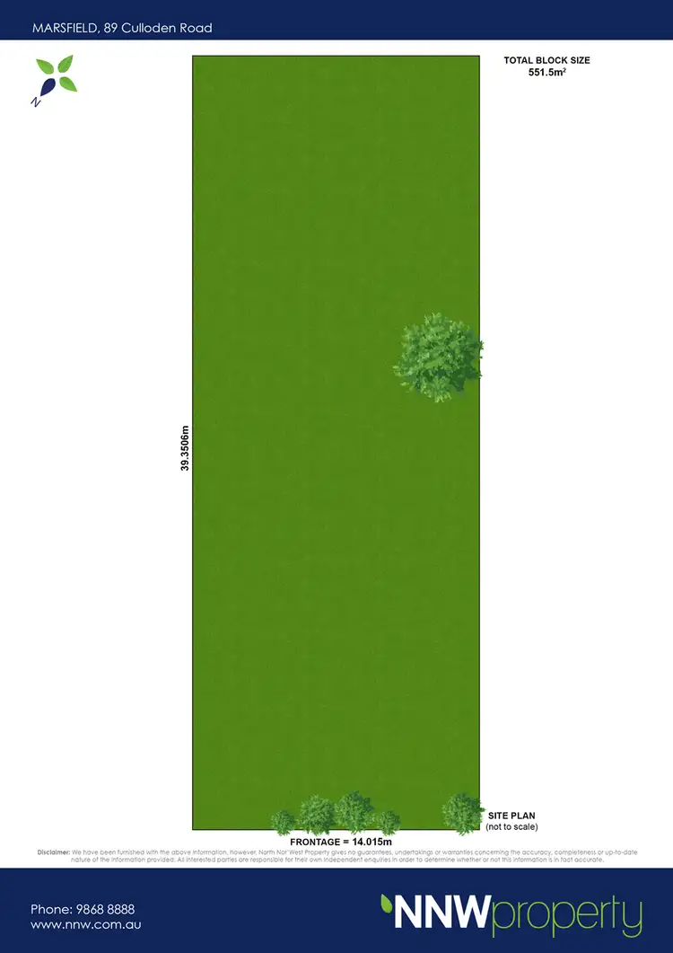 Floorplan of Homely land listing, 89 Culloden Road, Marsfield NSW 2122