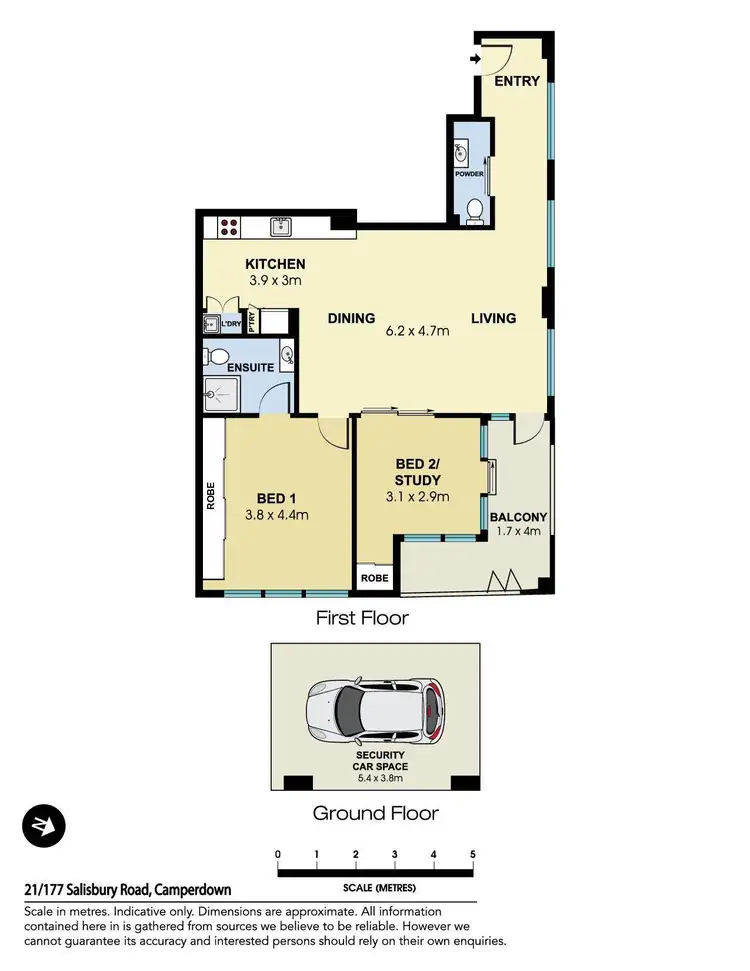 Floorplan of Homely apartment listing, 21/177 Salisbury Road, Camperdown NSW 2050