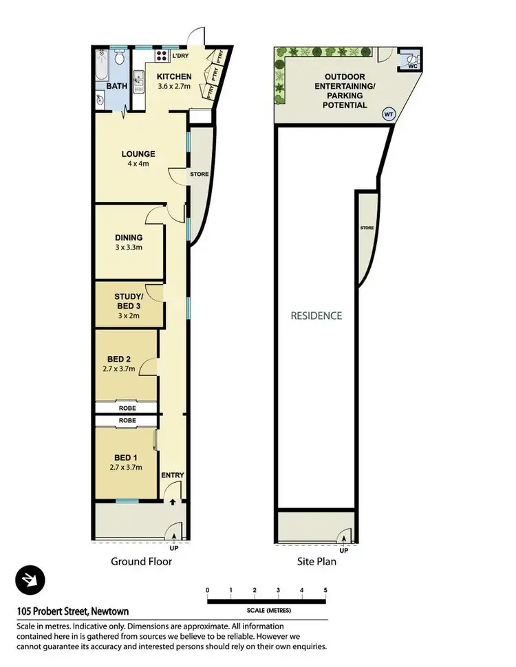 Floorplan of Homely house listing, 105 Probert Street, Newtown NSW 2042