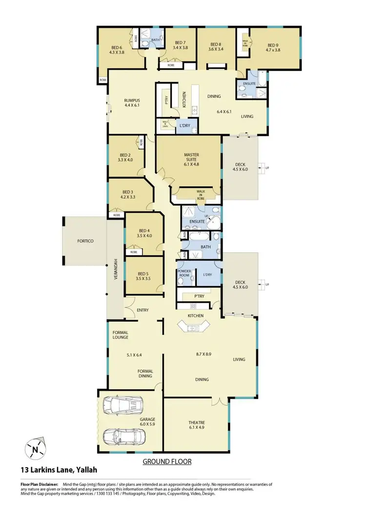 Floorplan of Homely rural property listing, 13 Larkins Lane, Yallah NSW 2530