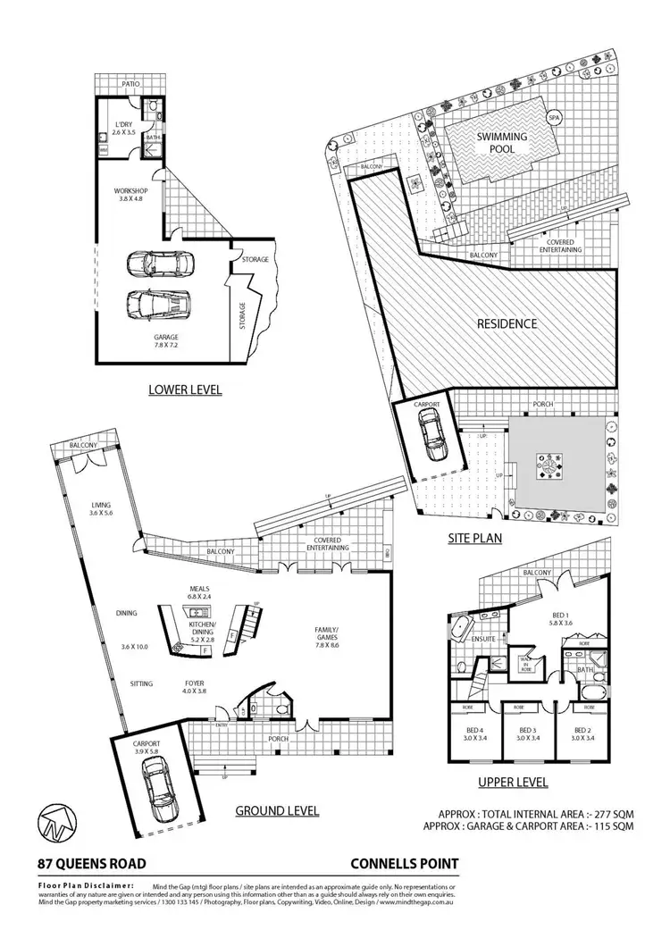 Floorplan of Homely house listing, 87 Queens Road, Connells Point NSW 2221
