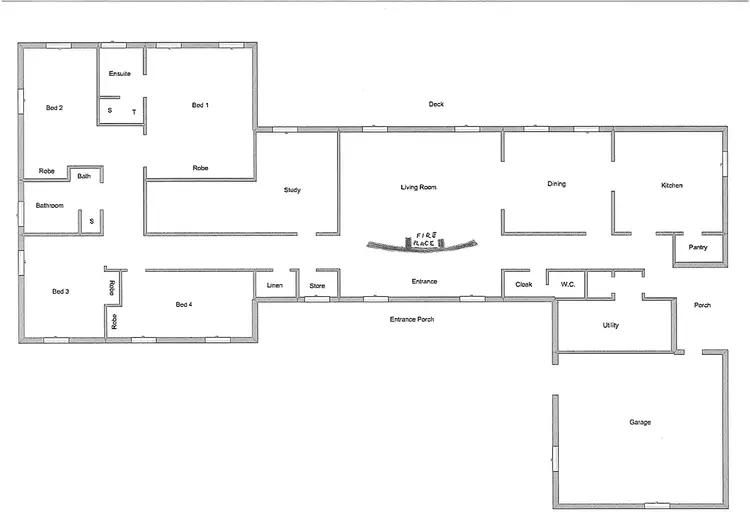 Floorplan of Homely rural property listing, 21 Cooper Road, Wamboin NSW 2620