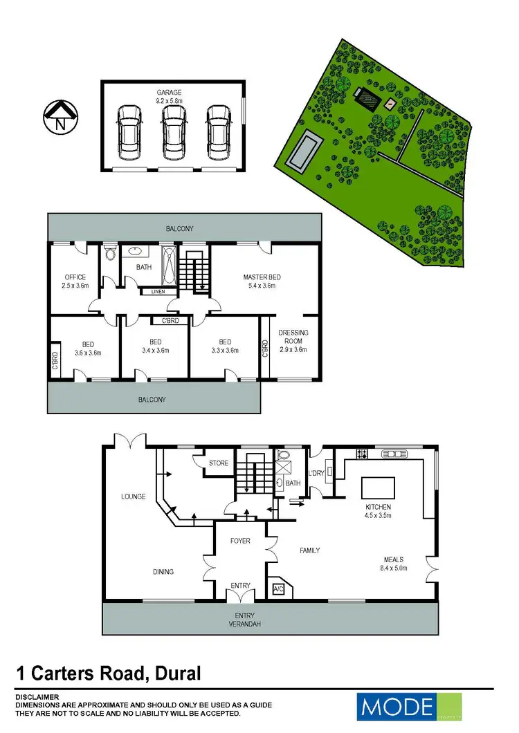 Floorplan of Homely house listing, 1 Carters Road, Dural NSW 2158