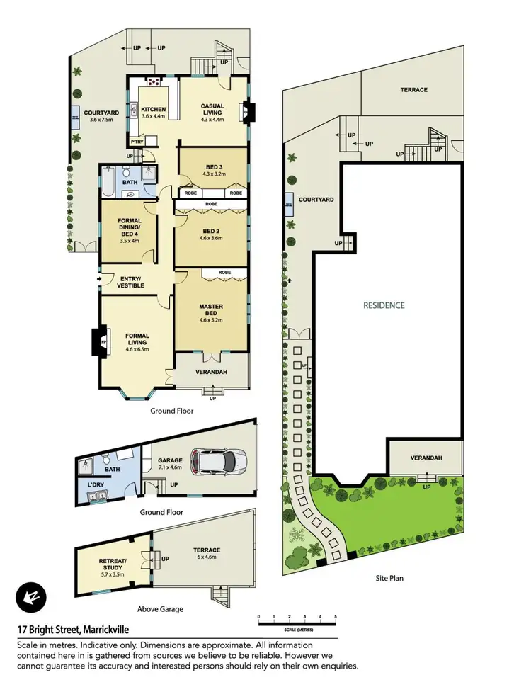 Floorplan of Homely house listing, 17 Bright Street, Marrickville NSW 2204