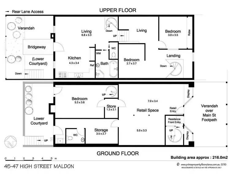 Floorplan of Homely house listing, 45-47 High Street, Maldon VIC 3463