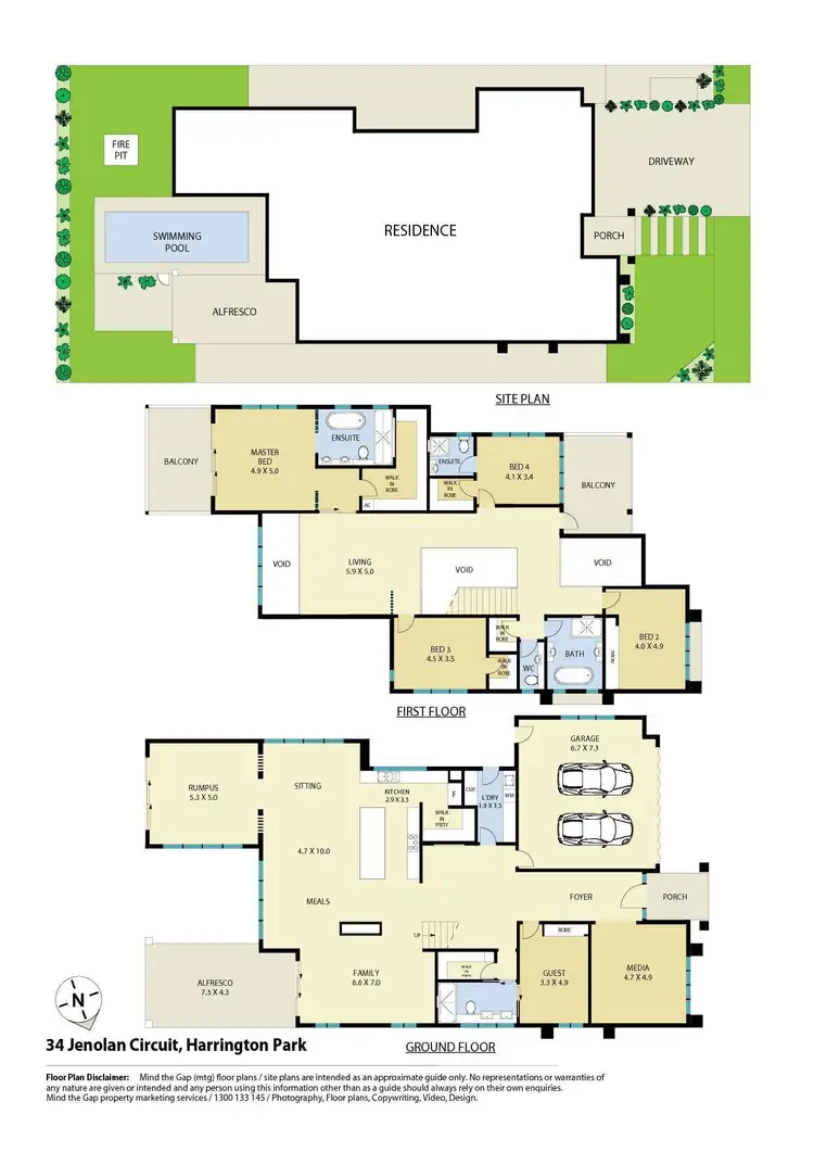 Floorplan of Homely house listing, 34 Jenolan Circuit, Harrington Park NSW 2567