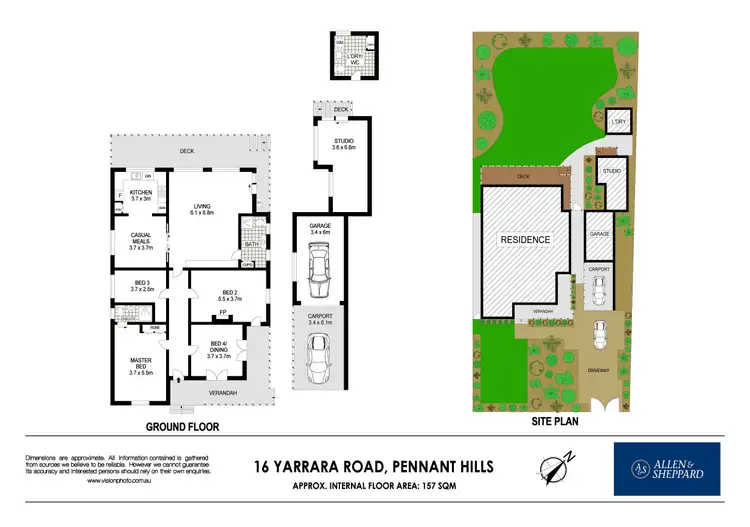 Floorplan of Homely house listing, 16 Yarrara Road, Pennant Hills NSW 2120