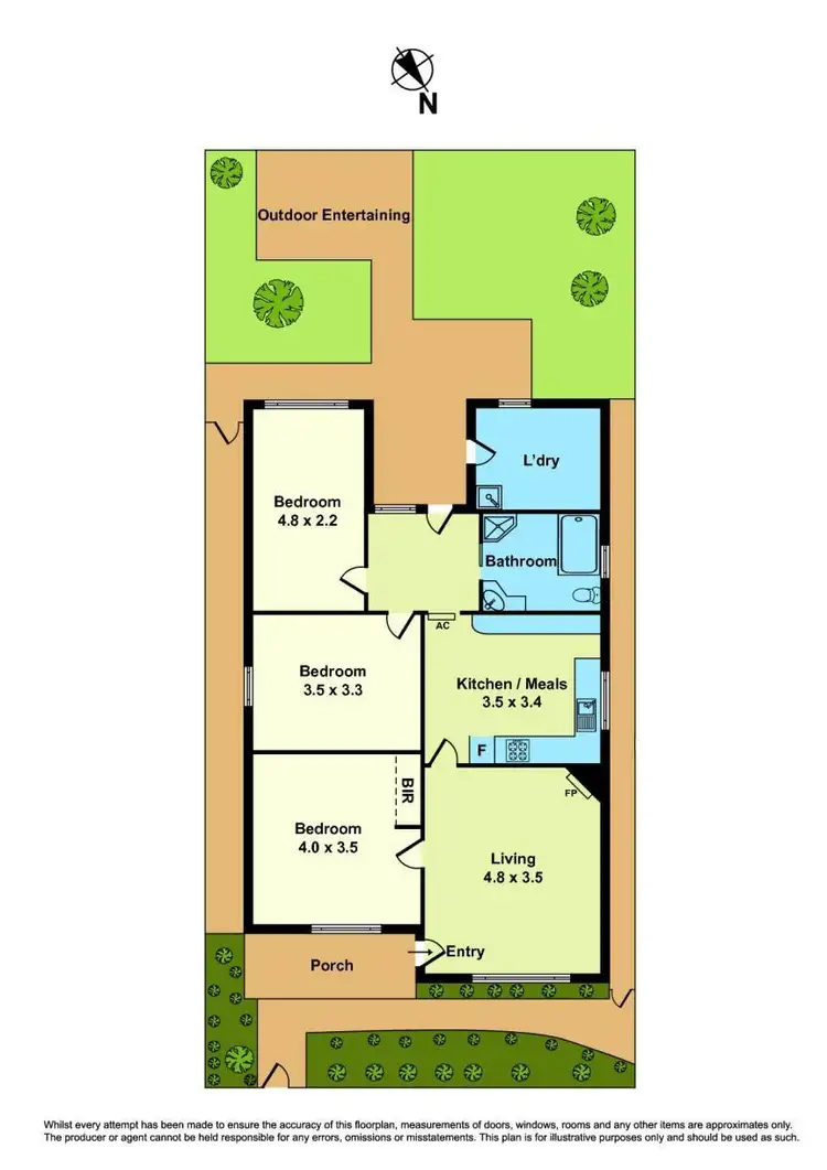Floorplan of Homely house listing, 57 Ovens Street, Yarraville VIC 3013