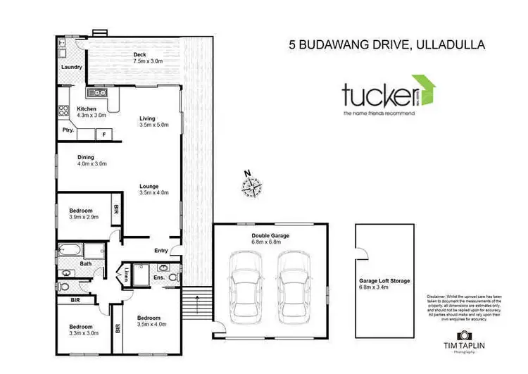 Floorplan of Homely house listing, 5 Budawang Drive, Ulladulla NSW 2539