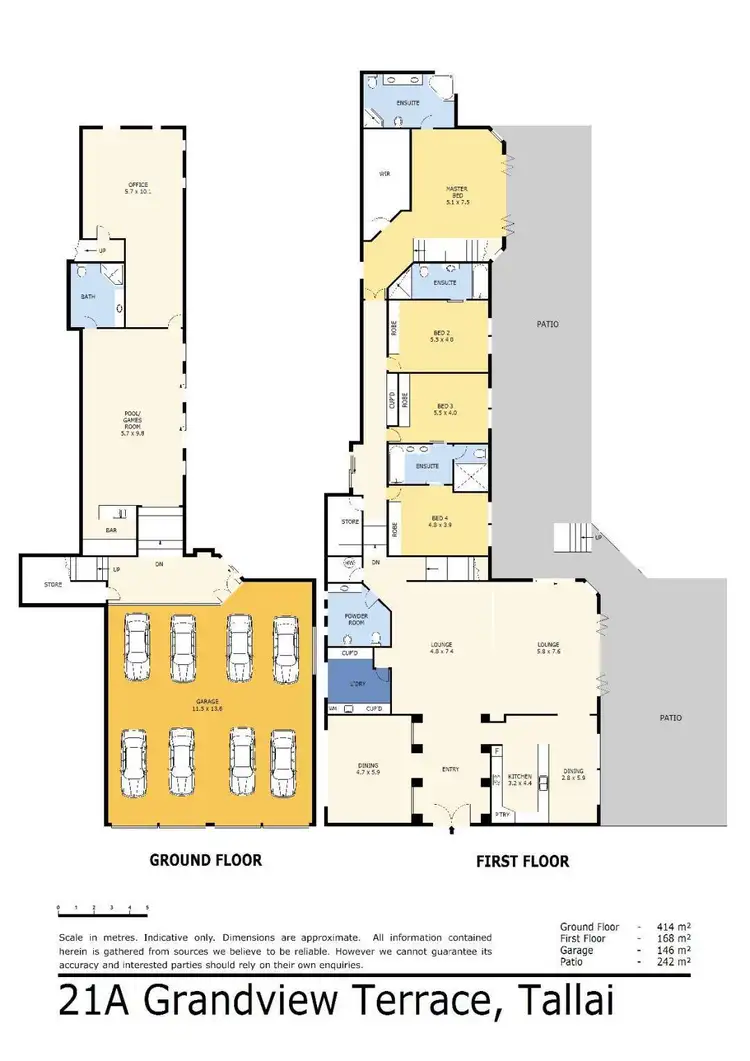 Floorplan of Homely house listing, 21A Grandview Terrace, Tallai QLD 4213