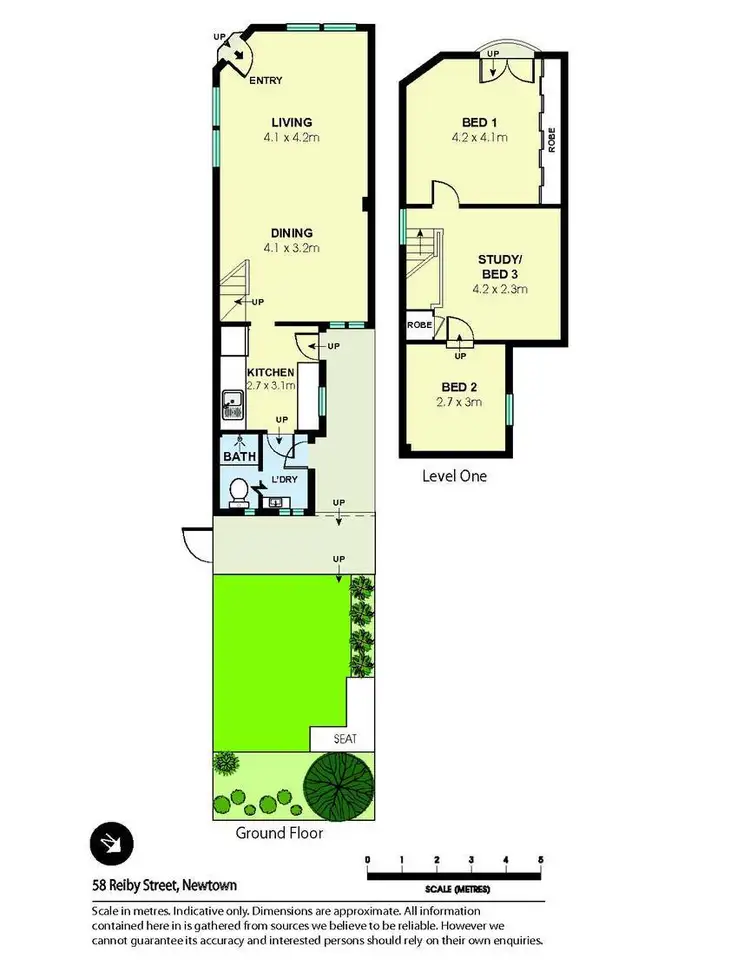 Floorplan of Homely house listing, 58 Reiby Street, Newtown NSW 2042