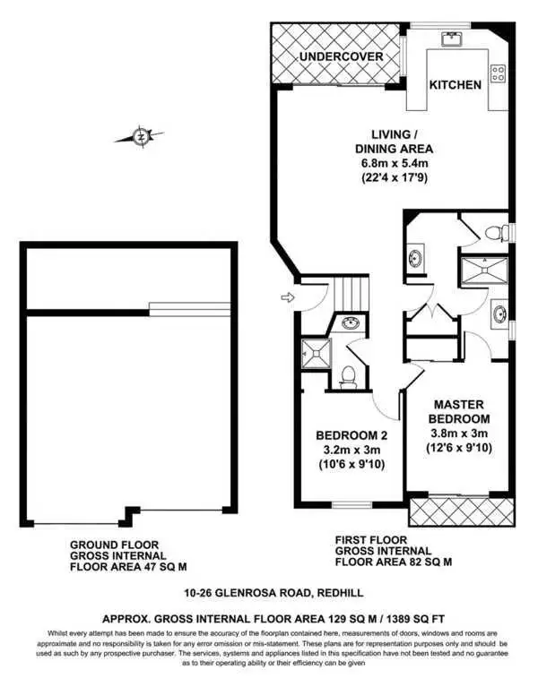 Floorplan of Homely townhouse listing, 10/26 Glenrosa Road, Red Hill QLD 4059