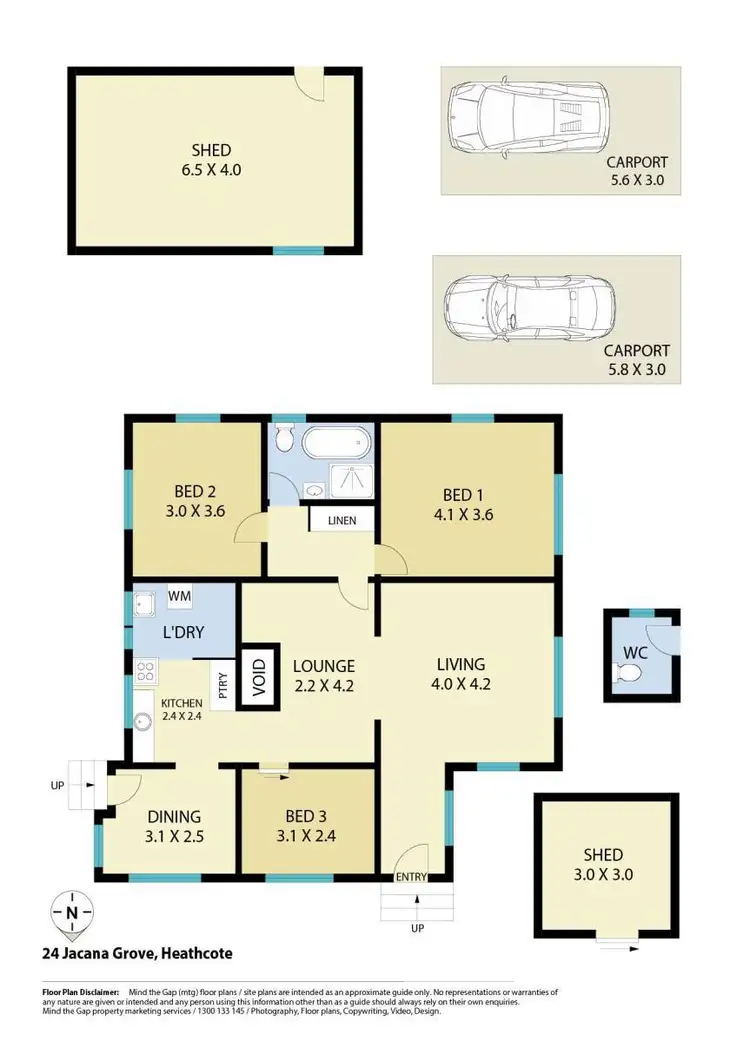 Floorplan of Homely house listing, 24 Jacana Grove, Heathcote NSW 2233
