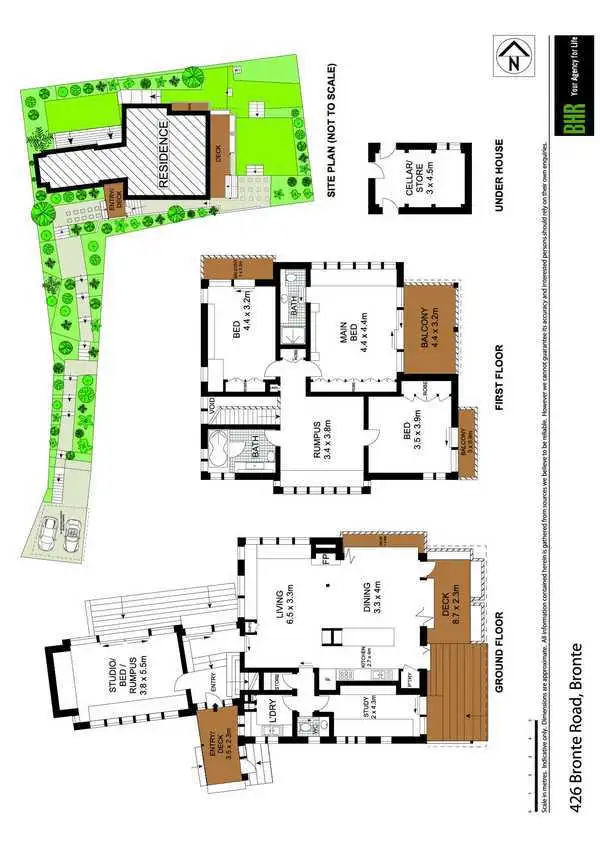 Floorplan of Homely house listing, 426 Bronte Road, Bronte NSW 2024