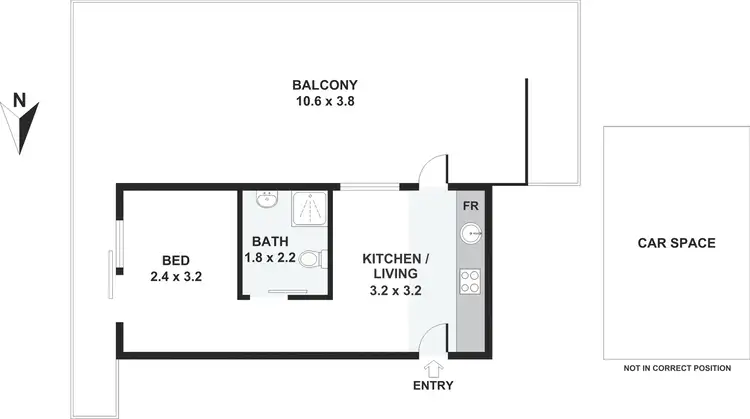 Floorplan of Homely unit listing, 72/29 Lynch Street, Hawthorn VIC 3122