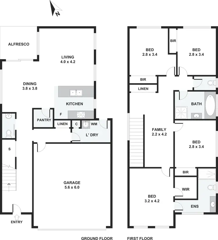 Floorplan of Homely house listing, 28 Moon Circuit, Karawatha QLD 4117