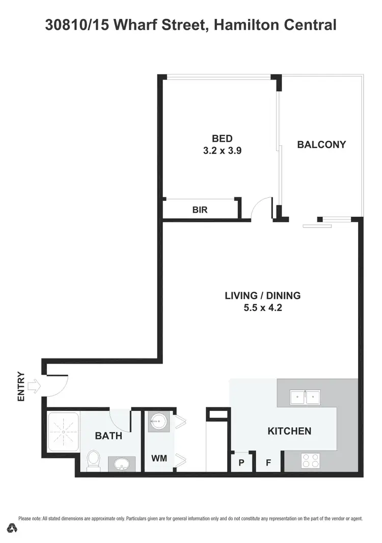 Floorplan of Homely apartment listing, 30810/15 Wharf Street, Hamilton QLD 4007