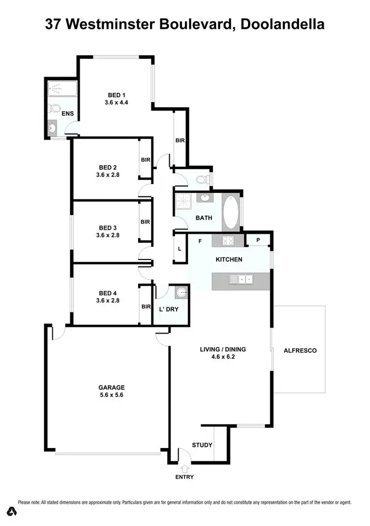 Floorplan of Homely house listing, 37 Westminster Boulevard, Doolandella QLD 4077